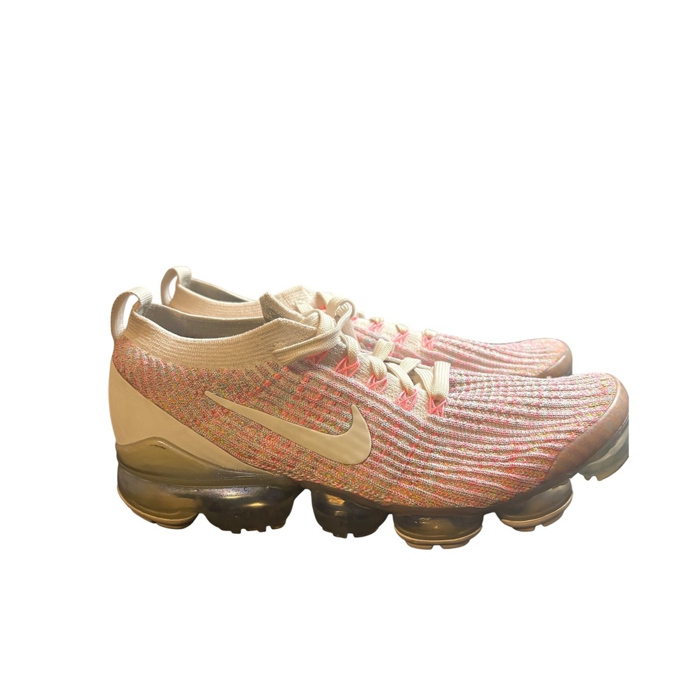 Nike Air VaporMax Flyknit 3 Sunset Tint White AJ6910-101 Womens Running Shoes